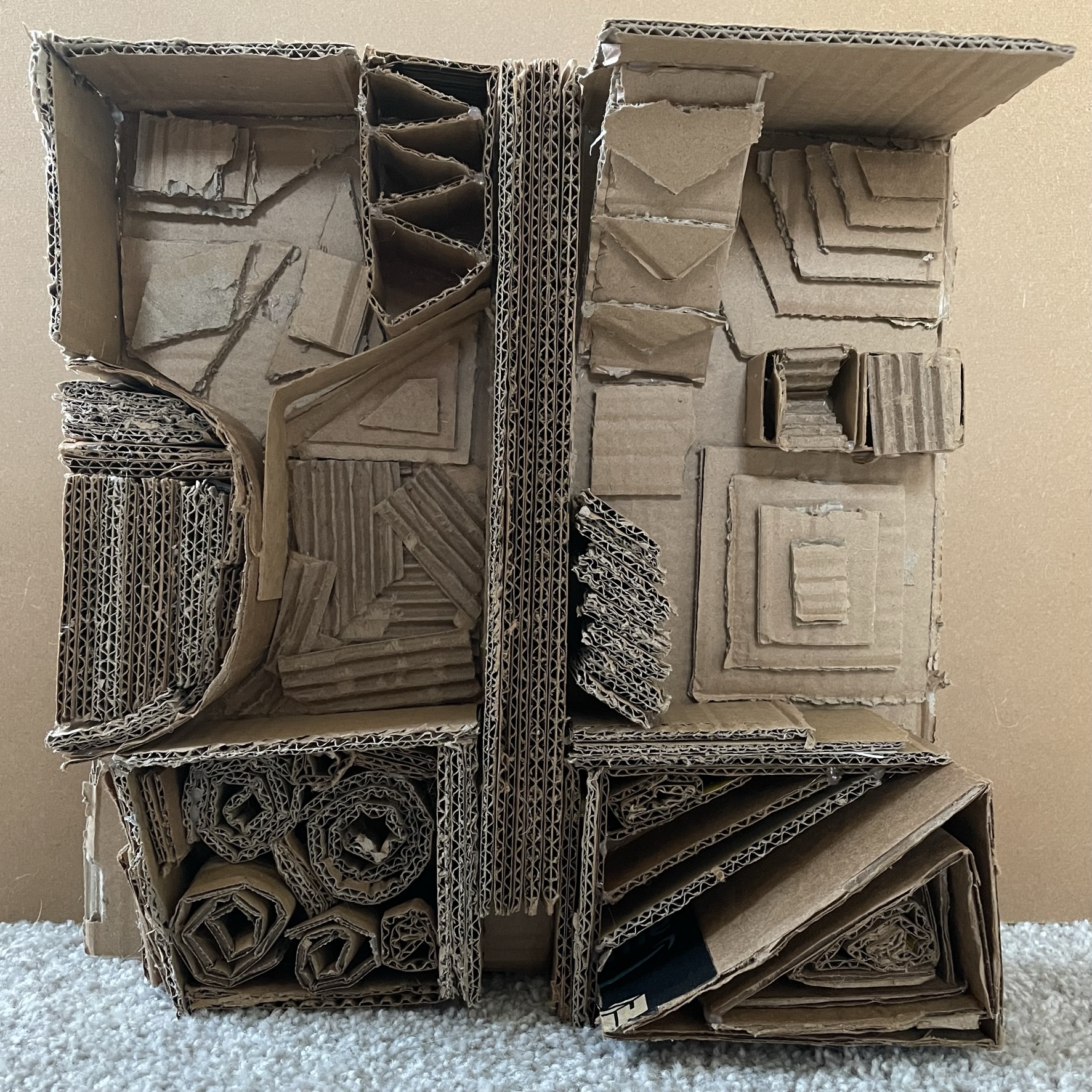 Cardboard Sculpture