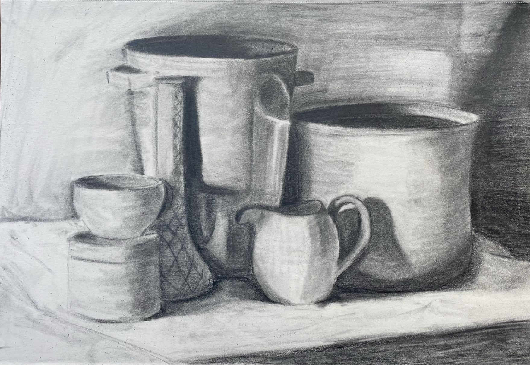 Ceramic Graphite Still Life