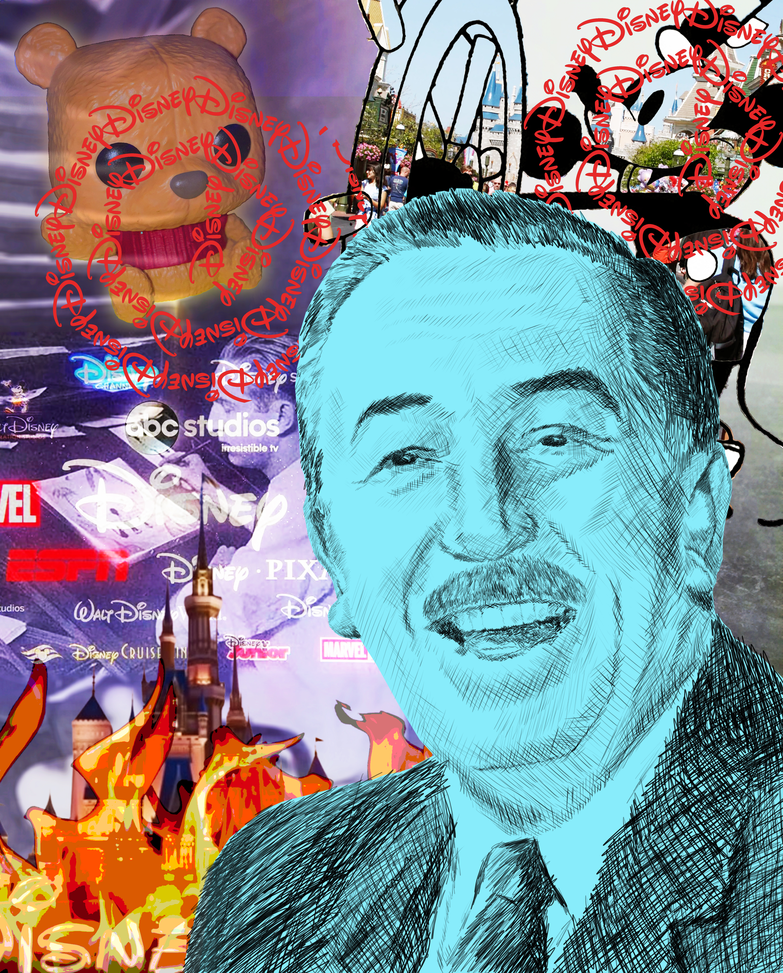 Walt Disney Hell Collage